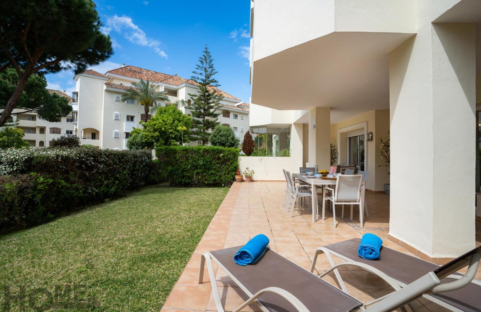 Hacienda Playa Elviria 300 M Playa,Jardin , 2 Hab ,Marbella Apartment Exterior photo
